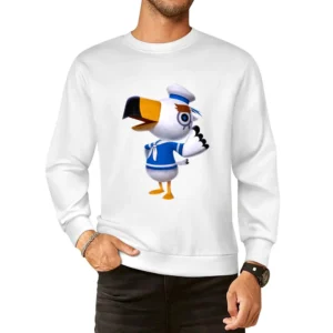 Gulliver From Animal Crossing Nintendo Character Video Game European Size Pullover Sweater