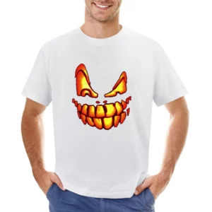 Hallowen Pumpkin smiley Asian Size Men T-Shirt