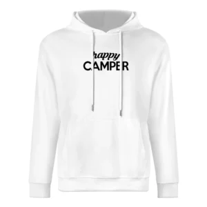 Happy Camper Fun Graphic Tee Shirt European Size Men Hoodie