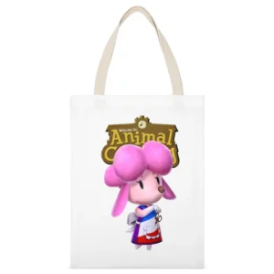 Harriet From Animal Crossing Nintendo Video Game Fan White Canvas Tote Shopping Bag