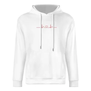 Heart Rate Monitor Fun Medical Tee Shirt European Size Men Hoodie