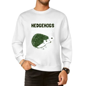 Hedge-hogs why don't they share the hedge? European Size Pullover Sweater