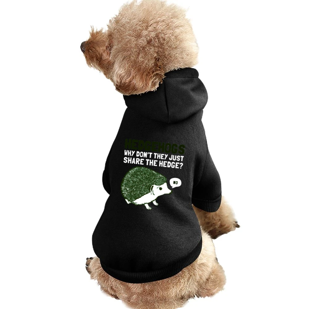 Hedge-hogs why don't they share the hedge? Pet Apparel Clothes