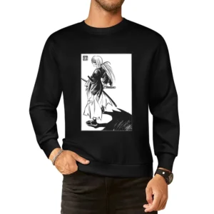 Himura Batosai Rurouni Kenshin Samurai x European Size Pullover Sweater