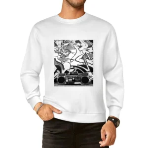 Hip Hip Ghetto Blaster Tshirt (All styles and colors available) European Size Pullover Sweater