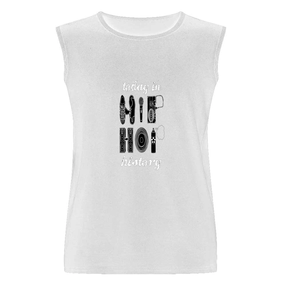 Hip Hop Culture Tshirt Men Sleeveless T-Shirt