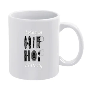 Hip Hop Culture Tshirt White Mug
