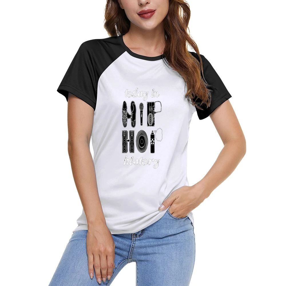 Hip Hop Culture Tshirt Women Ladies Short Sleeve T-Shirt
