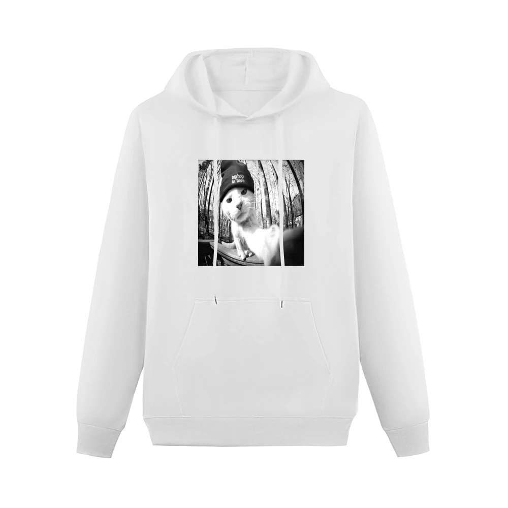 Hip Hop Is Here Cat Men Hoodie With Pocket