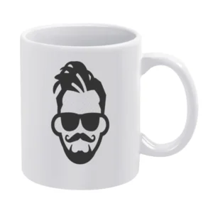Hipster Tshirt White Mug