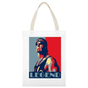 Hogan Legend Tshirt White Canvas Tote Shopping Bag
