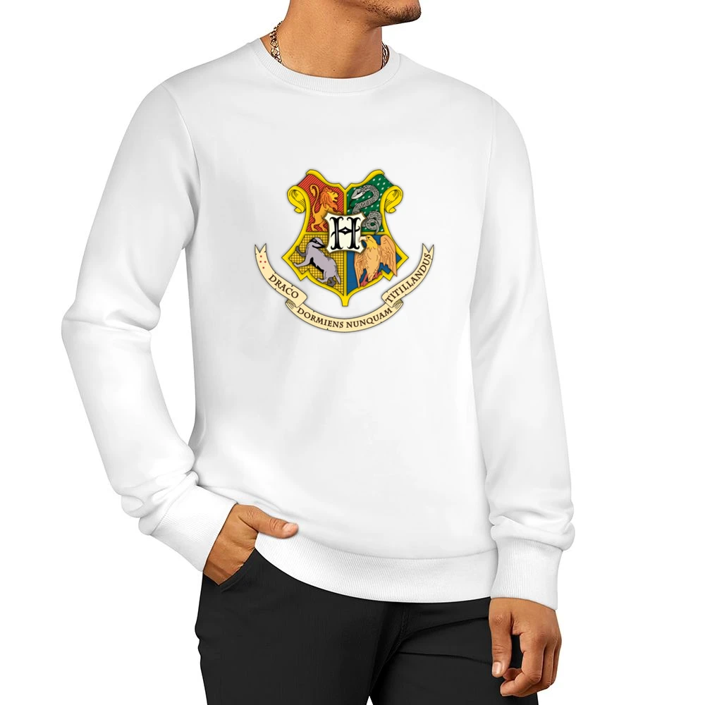 Hogwarts Coat Of Arms Harry Potter Movie Men Pullover Sweatshirt