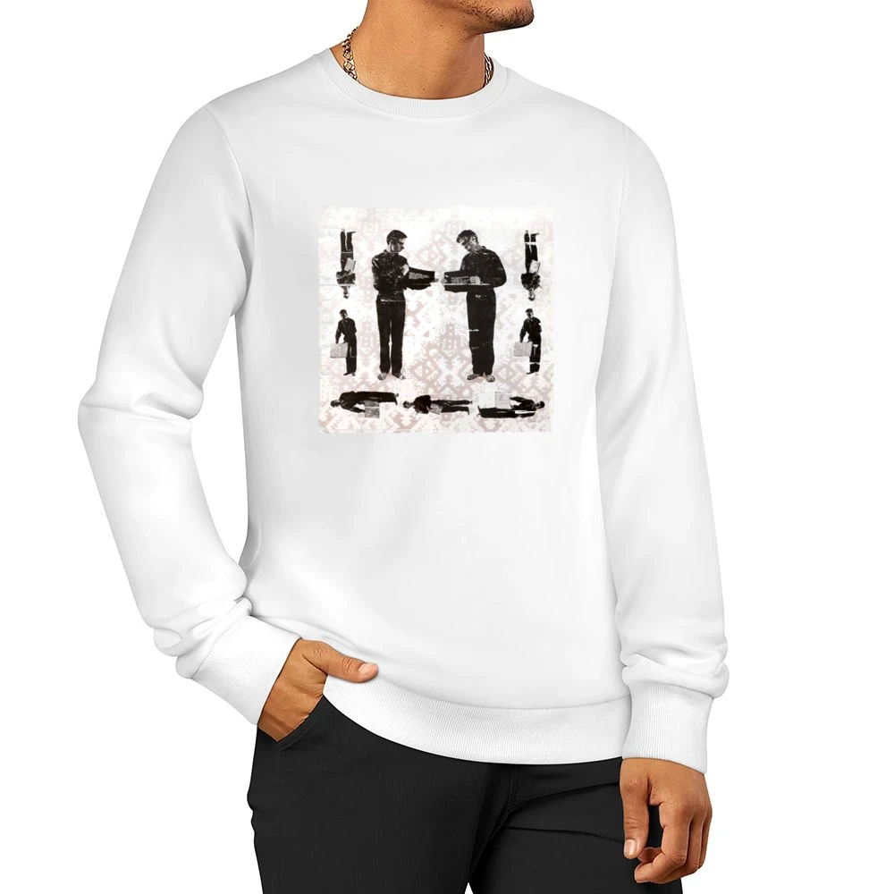 Holger Hiller A Bunch Of Foulness In The Pit Album Cover Distressed Im Men Pullover Sweatshirt