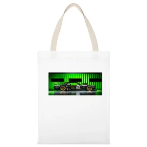 Hoonigan Mustang tshirt White Canvas Tote Shopping Bag