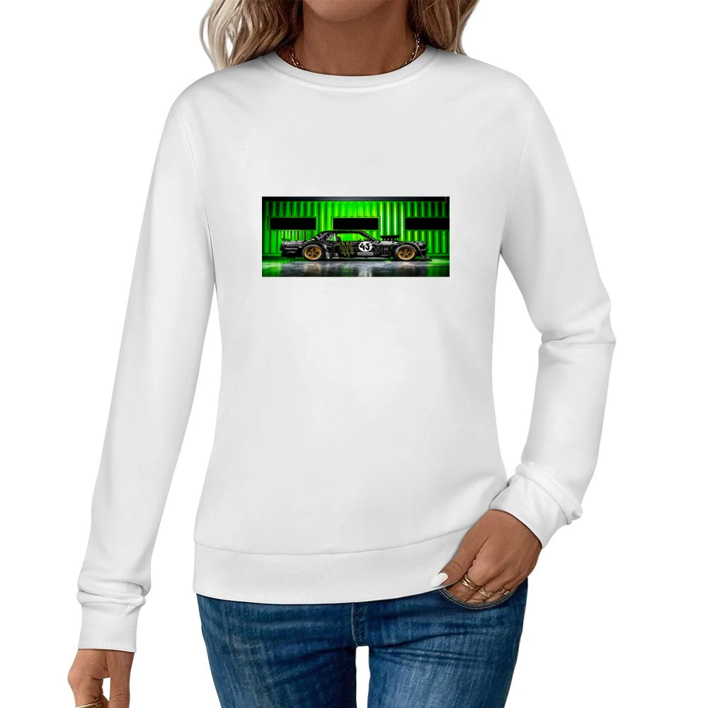 Hoonigan Mustang tshirt Women Pullover Sweatshirt