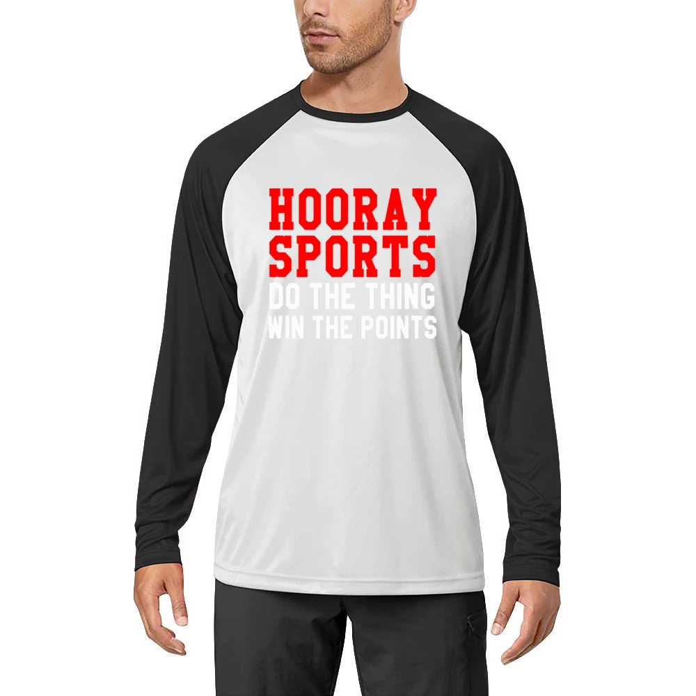Hooray Sports Do The Thing Win Funny Tee Shirt Men Long Sleeve T-Shirt