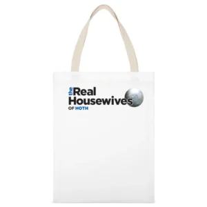 Hoth Real Housewives Star Wars Parody White White Canvas Tote Shopping Bag