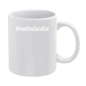 How She Gone Eat Funny Ohio Football Hashtag Graphic Player Athletes J White Mug