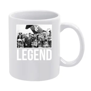 Hugh Hefner Legend Tribute Rip Playboy Trending White Mug