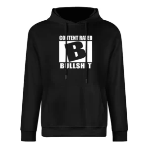 Humor joke content rates B bs bullshit European Size Men Hoodie