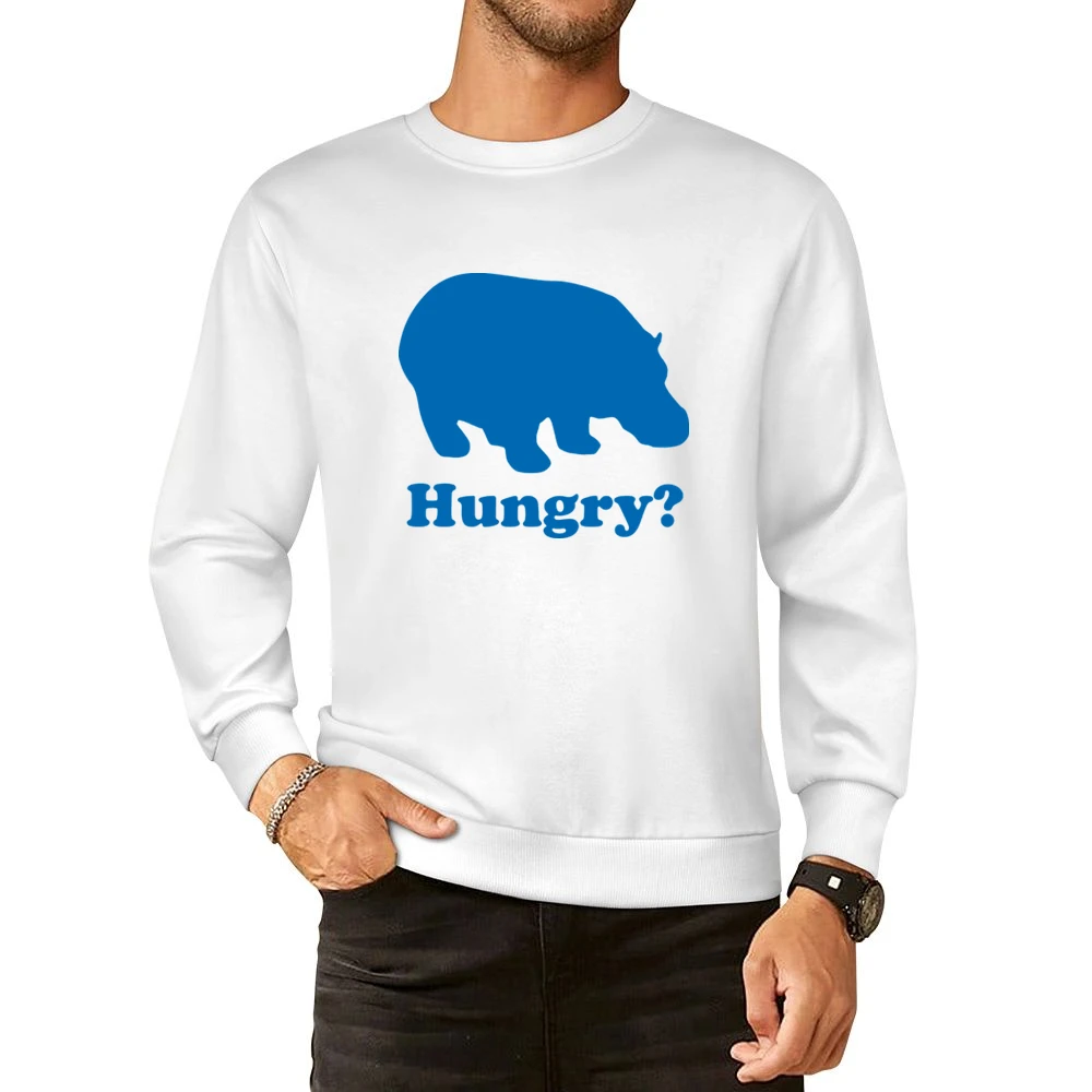 Hungry Hungry Hippos Funny Cool Retro 80s European Size Pullover Sweater