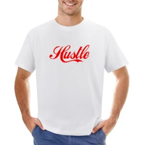 Hustle Vintage Coke Cola Style Retro 80s Vintage Style Graphic Tee Shi Asian Size Men T-Shirt