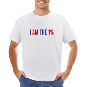 I Am The One Percent Funny Political Kid Rock Graphic Asian Size Men T-Shirt