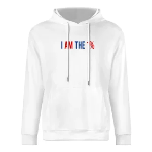 I Am The One Percent Funny Political Kid Rock Graphic European Size Men Hoodie