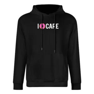 I Donut Care Funny I Dont Care Pink Donut Funny Graphic Tee Shirt European Size Men Hoodie