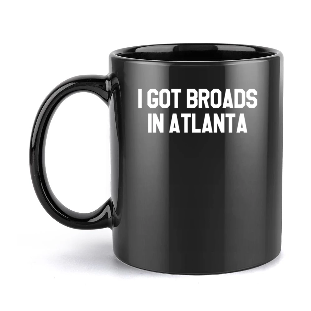 I Got Broads In Atlanta Fun Panda Lyrics Rap Music Black Mug