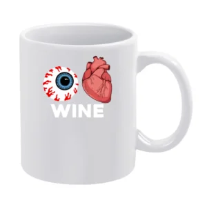 I Love Wine Halloween Tshirt (all Colors And Styles Available) White Mug