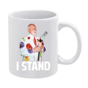 I Stand With Don Cherry Fired Hockey Broadcaster Canadian Legend T Shi White Mug