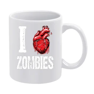 I heart Zombies - Living dead Creature lover White Mug