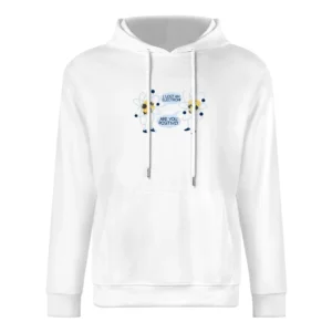 I lost an electron - Are you positive ? funny atom joke European Size Men Hoodie