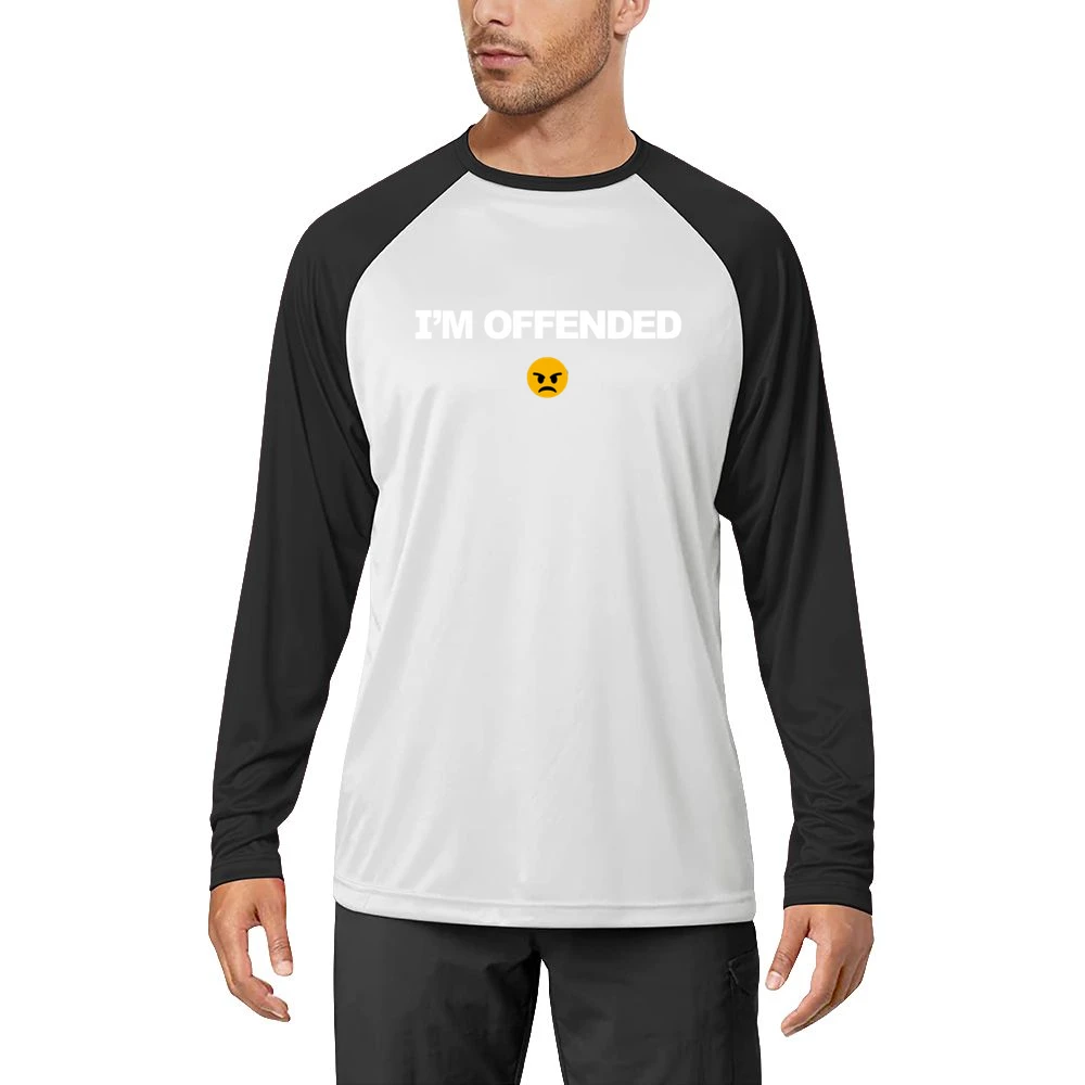 I'm Offended Arron Rodgers Pittsburg Football Fan Men Long Sleeve T-Shirt