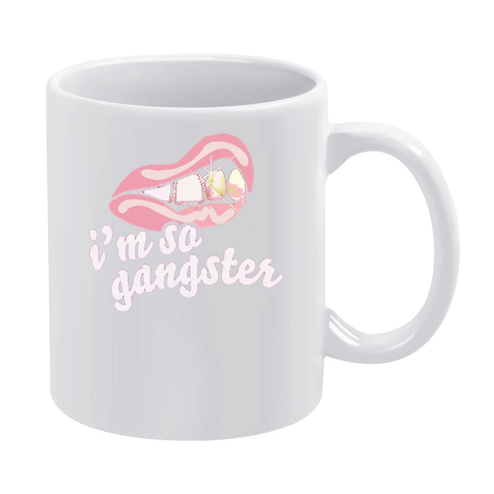 Im So Gangster White Mug