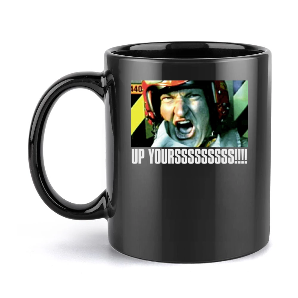 Independece Day Russell Casse Up Yourssssssss Black Mug