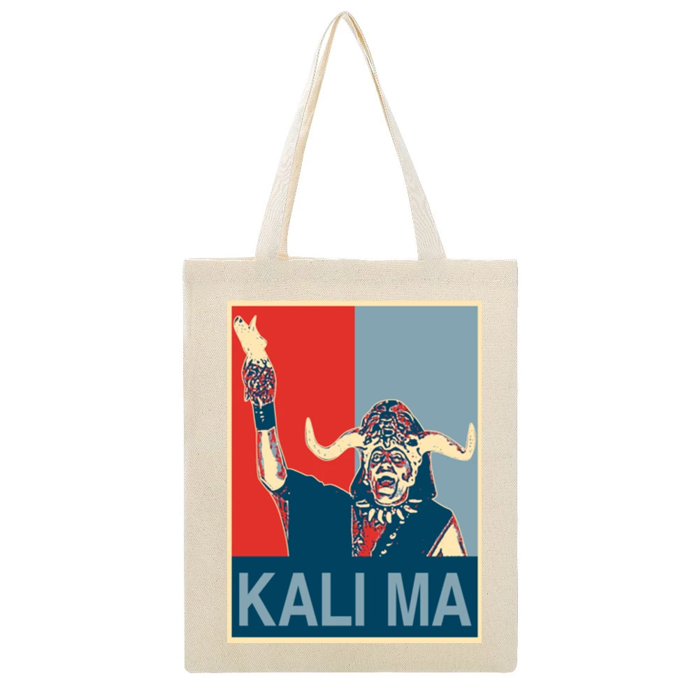 Indiana Jones And The Temple Of Doom Kali Ma Hope Beige Canvas Tote Shopping Bag