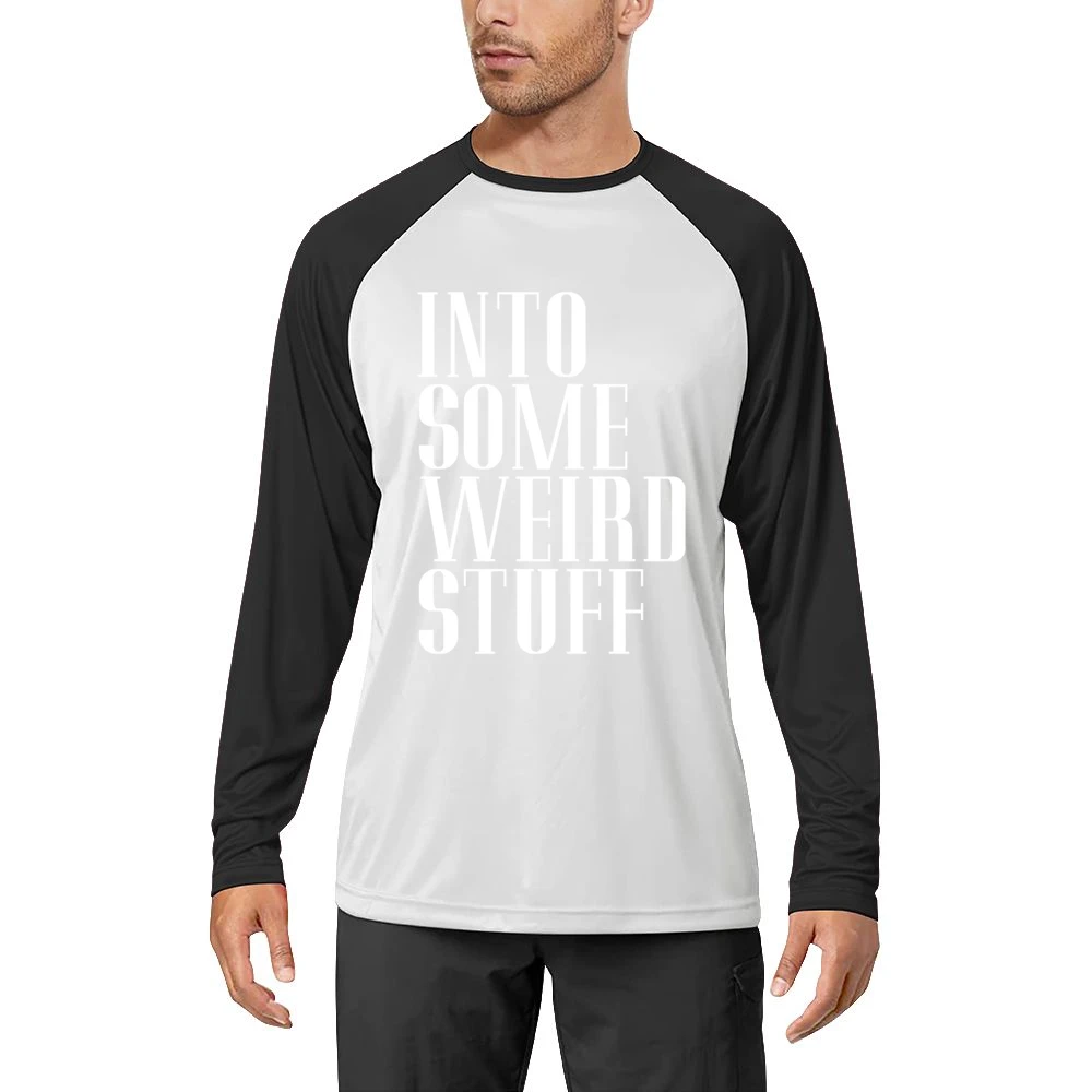 Into Some Weird Stuff Funny Graphic Men Long Sleeve T-Shirt