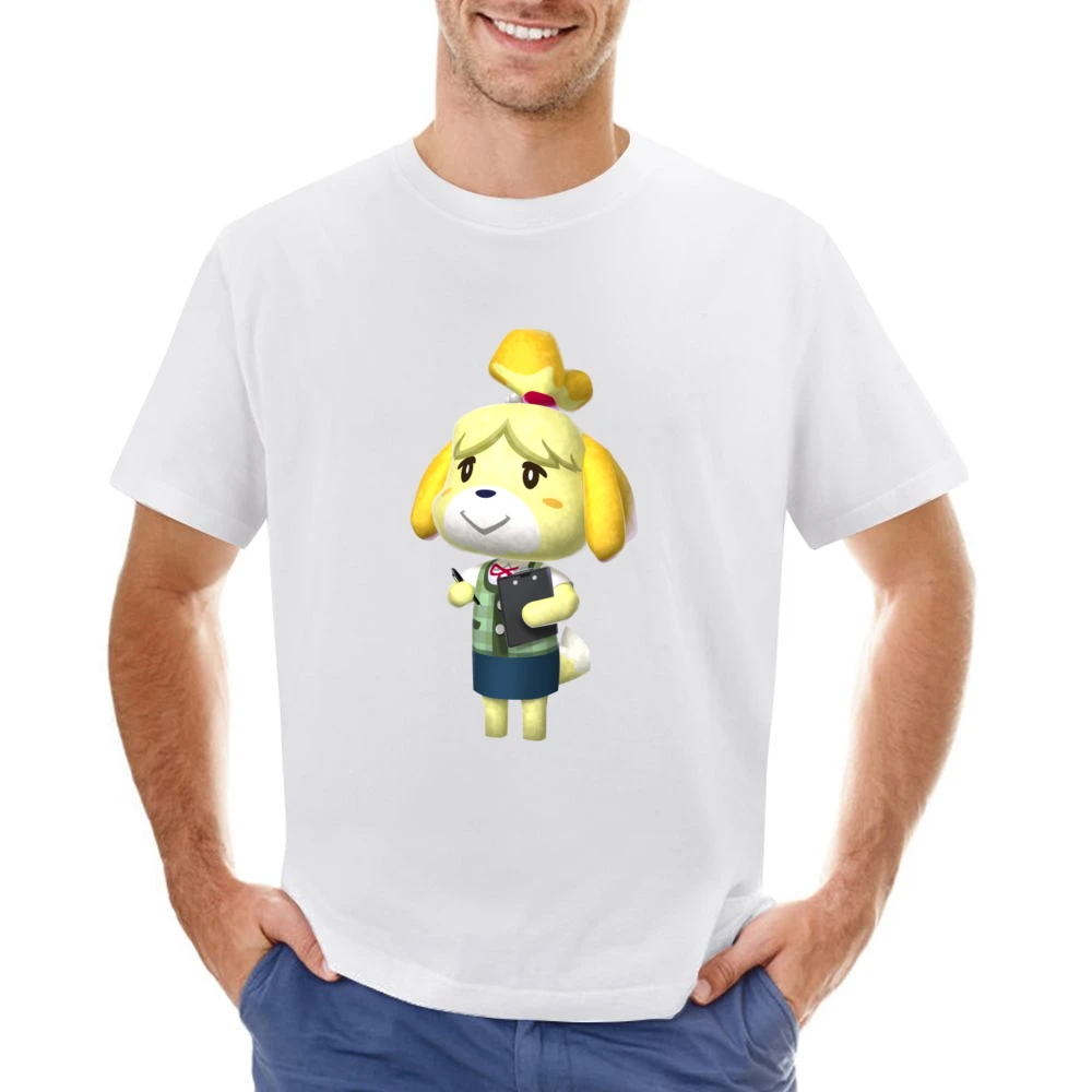 Isabelle From Animal Crossing Nintendo Character Video Game Fan T Shir Asian Size Men T-Shirt