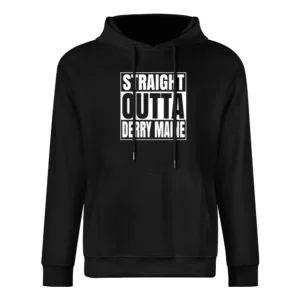 It Stephen King Straight Outta Derry Maine Tshirt European Size Men Hoodie