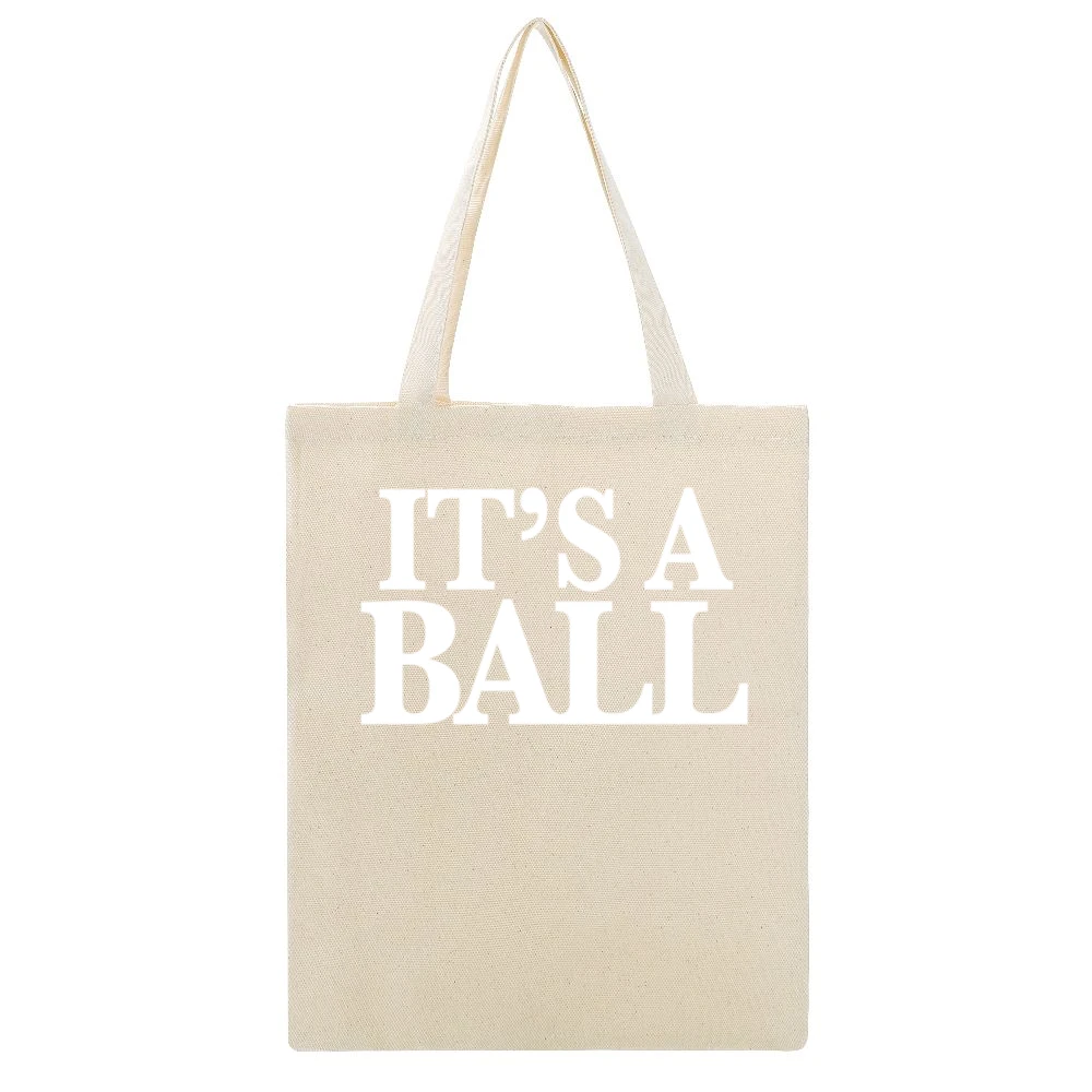 Its Al Ball Fun Lavar Ball Interview Football Graphic Sports Beige Canvas Tote Shopping Bag