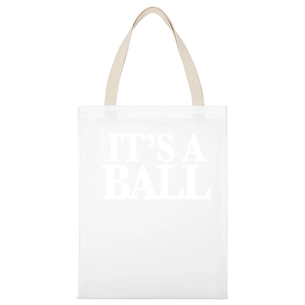 Its Al Ball Fun Lavar Ball Interview Football Graphic Sports White Canvas Tote Shopping Bag