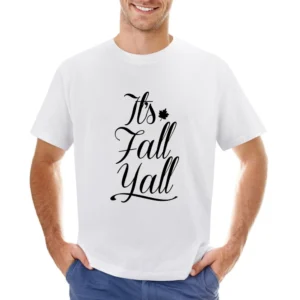 Its Fall Yall Fun Country Southern Graphic Asian Size Men T-Shirt