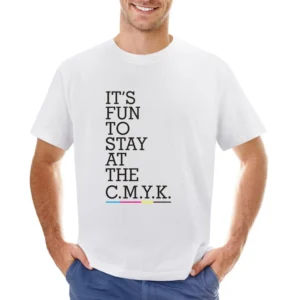 Its Fun To Stay At The CMYK Graphic Designer Tee Shirt Asian Size Men T-Shirt