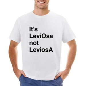Its LeviOsa Not LeviosA Funny Harry Potter Popular Book Novel Movie Qu Asian Size Men T-Shirt