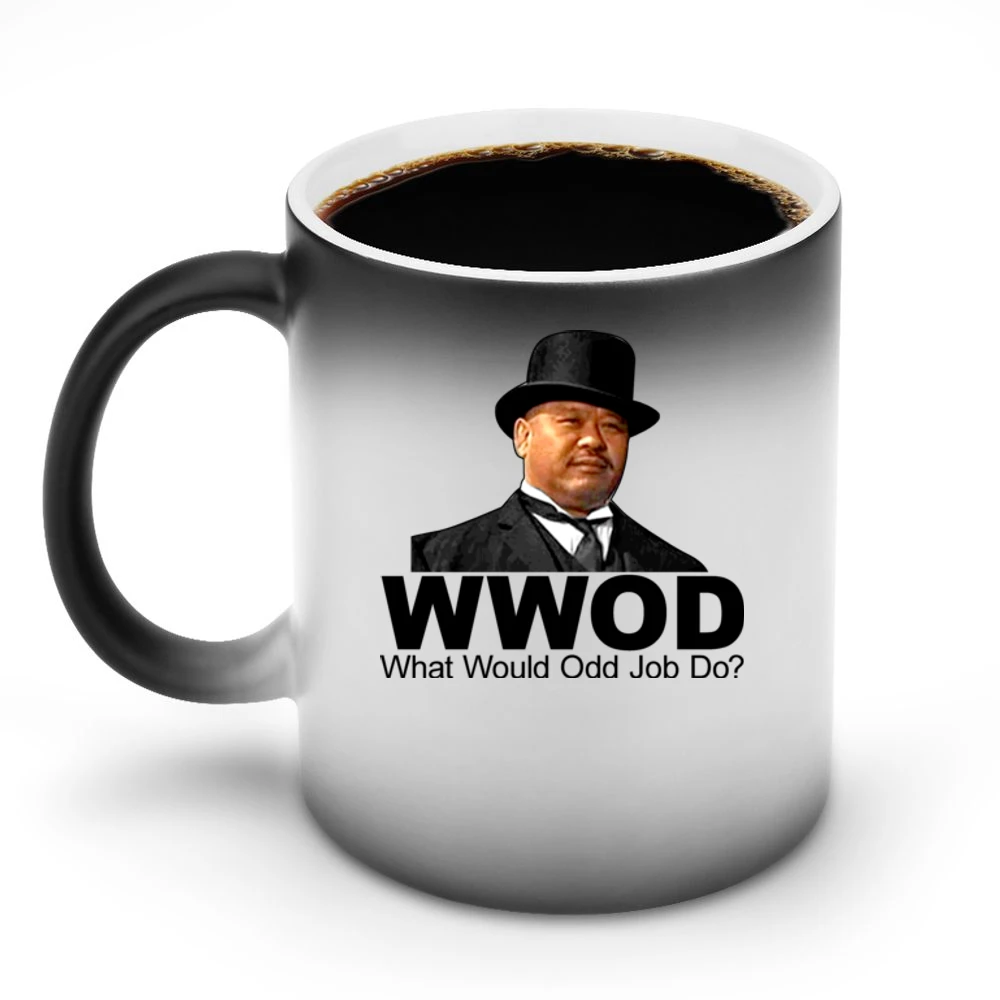 James Bond What Would Odd Job Do Discoloration Mug