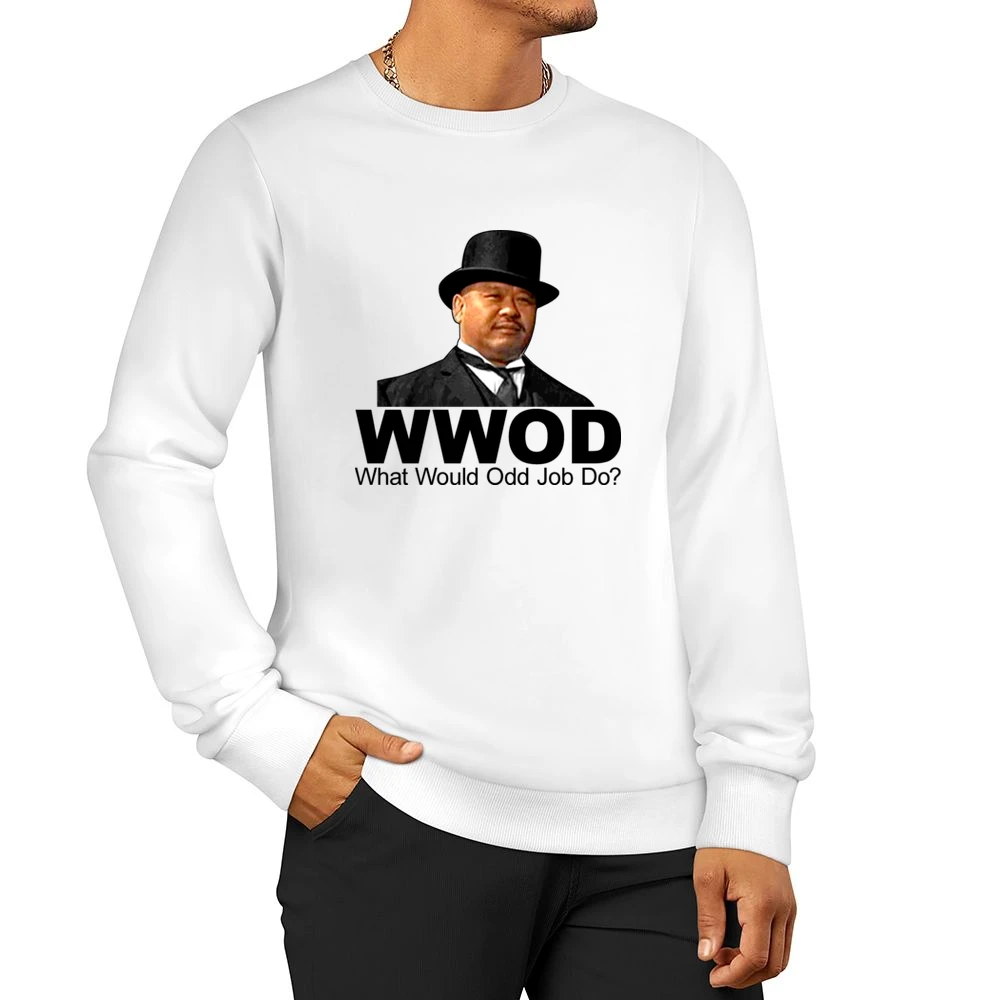 James Bond What Would Odd Job Do Men Pullover Sweatshirt