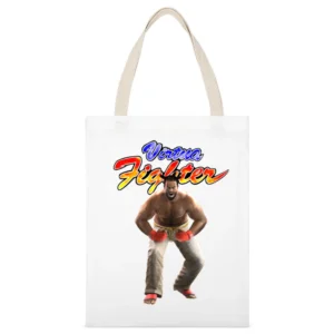 Jeffry Mcwild Virtua Fighter Arcade Fighting Retro Video Game Characte White Canvas Tote Shopping Bag