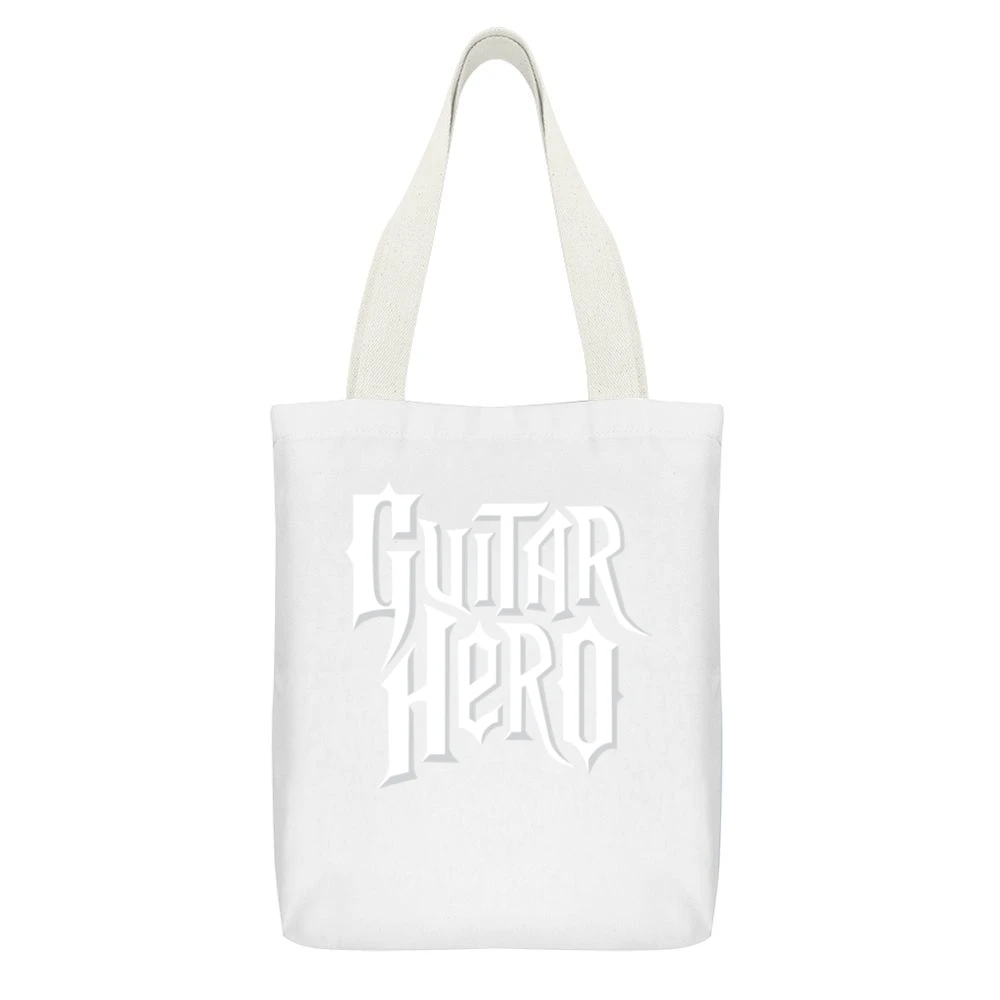 Jesus Serving Christians Funny Religious White Canvas Tote Shopping Bag With Interior Pocket